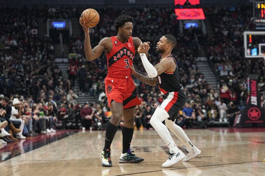 O.G. Anunoby, Damian Lillard