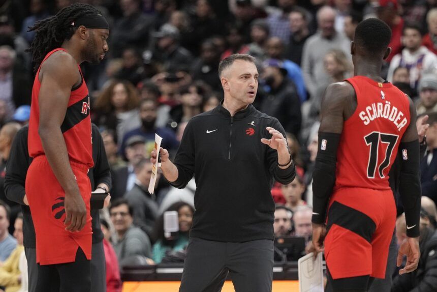 Precious Achiuwa, Darko Rajakovic & Dennis Schroder