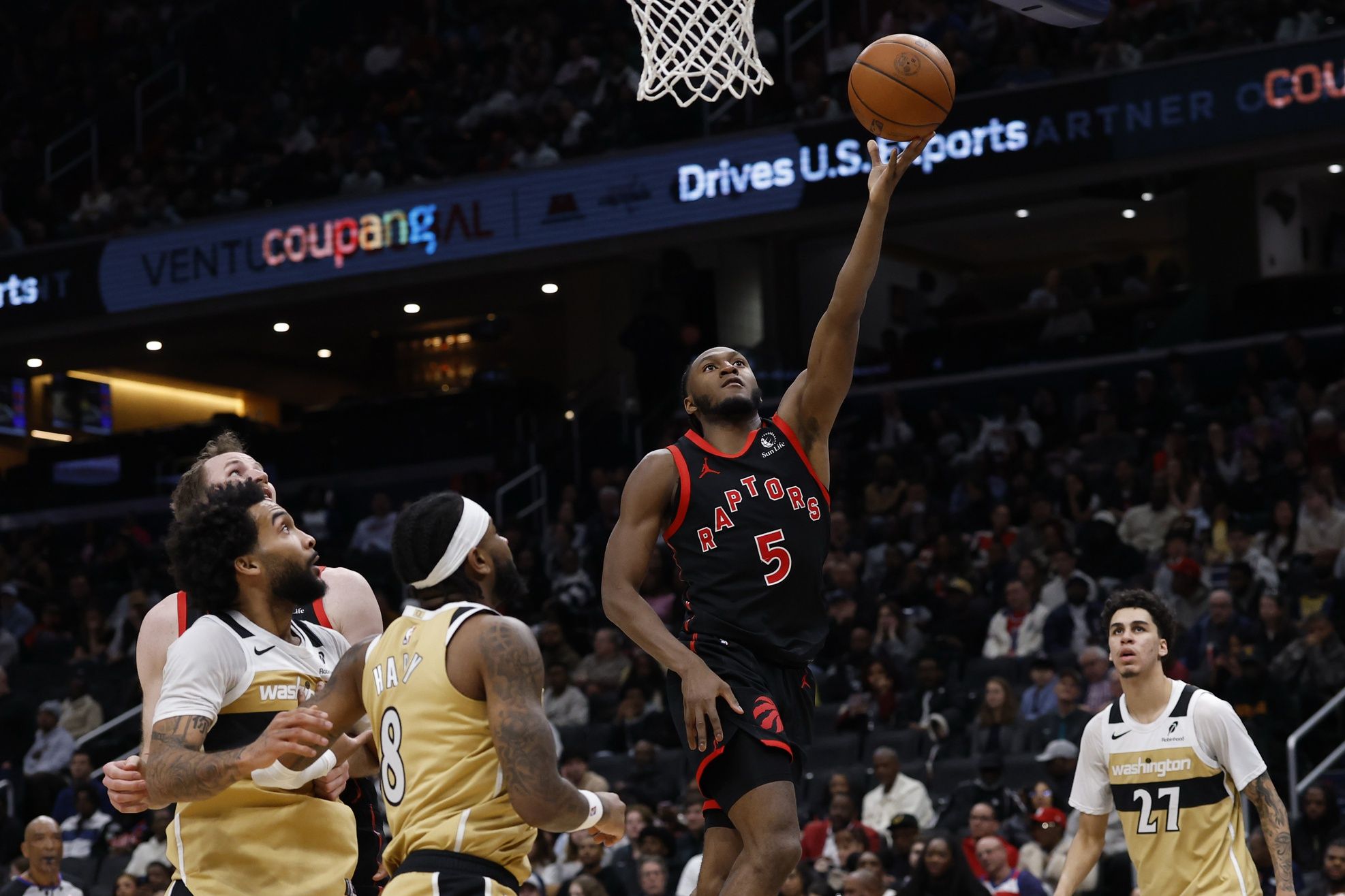 Raptors Take Control in Second Half, Hand Wizards Fourth Straight Loss ...